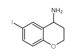 6-碘-苯并二氢吡喃-4-胺盐酸盐结构式