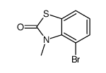 4-bromo-3-methyl-1,3-benzothiazol-2-one结构式