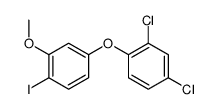 2,4-dichloro-1-(4-iodo-3-methoxyphenoxy)benzene Structure
