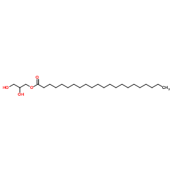 2,3-Dihydroxypropyl docosanoate structure