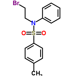 N-(2-Bromoethyl)-4-methyl-N-phenylbenzenesulfonamide结构式