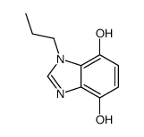 1H-Benzimidazole-4,7-diol,1-propyl-(9CI) Structure