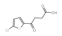 4-(5-氯-2-噻吩)-4-氧丁酸结构式