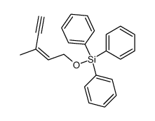 2z-3-Methyl-2-penten-4-in-1-ol-triphenylsilil结构式