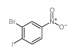 2-bromo-1-iodo-4-nitro-benzene Structure