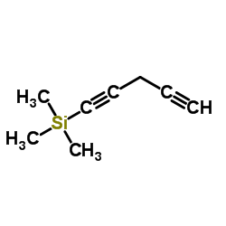 1-三甲基硅-1,4-戊二炔结构式