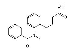 4-[2-[benzoyl(methyl)amino]phenyl]butanoic acid结构式