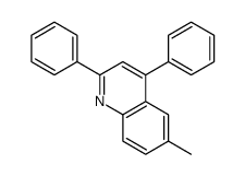 6-甲基-2,4-二苯基喹啉结构式