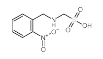 [(2-nitrophenyl)methylamino]methanesulfonic acid Structure