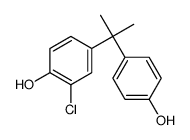 2-Chloro-4-[2-(4-hydroxyphenyl)-2-propanyl]phenol结构式