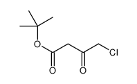4-氯乙酰乙酸叔丁酯结构式