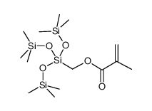 甲基丙烯酰氧基甲基三(三甲基硅氧基)硅烷结构式