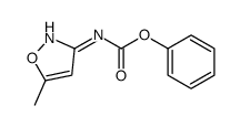 n-(5-甲基异噁唑-3-基)氨基甲酸苯酯结构式
