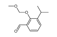 3-isopropyl-2-(methoxymethoxy)benzaldehyde Structure