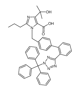 N2-三苯甲基奥美沙坦酸结构式