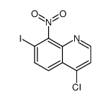 4-chloro-7-iodo-8-nitroquinoline Structure