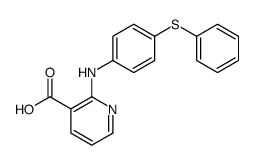 (phenylthio-4-phenylamino)-2-nicotinic acid Structure