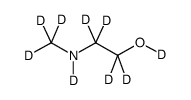 2-(methylamino)ethanol-d9 Structure