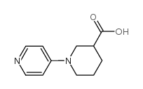 1-(PYRIDIN-4-YL)-PIPERIDINE-3-CARBOXYLIC ACID Structure
