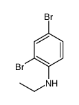 2,4-dibromo-N-ethylaniline结构式
