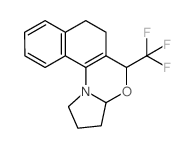 1,2,3,3a,6,7-hexahydro-5-(trifluoromethyl)-5H-naphtho<1,2-d>pyrrolo<2,1-b><1,3>oxazine Structure