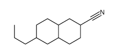 6-propyl-1,2,3,4,4a,5,6,7,8,8a-decahydronaphthalene-2-carbonitrile结构式