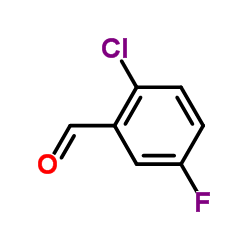 2-氯-5-氟苯甲醛结构式