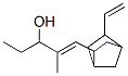 2-Methyl-1-(5-vinylbicyclo[2.2.1]heptan-2-yl)-1-penten-3-ol结构式