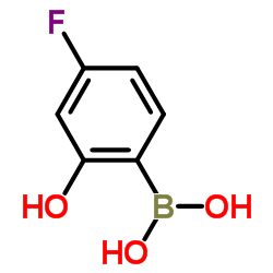 4-氟-2-羟基苯基硼酸结构式