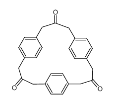 3,7,11-trioxo-1,5,9(1,4)-tribenzenacyclooctaphane结构式