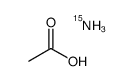 乙酸铵-15N结构式