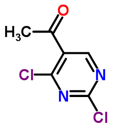 1-(2,4-二氯嘧啶-5-基)乙酮结构式