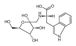 1-(N-L-triptophanyl)-1-deoxy-D-fructose结构式