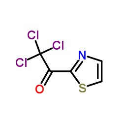 2,2,2-Trichloro-1-(1,3-thiazol-2-yl)ethanone结构式