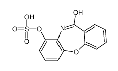 9-(Sulfooxy)dibenz[b,f][1,4]oxazepin-11(10H)-one Structure