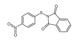 2-(4-nitrophenyl)sulfanylisoindole-1,3-dione结构式