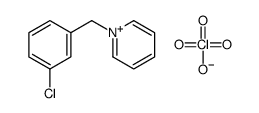 1-[(3-chlorophenyl)methyl]pyridin-1-ium,perchlorate结构式