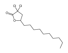 3,3-dichloro-5-decyloxolan-2-one结构式