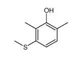 2,6-dimethyl-3-methylsulfanylphenol Structure