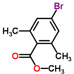 甲基 4-溴-2,6-二甲基苯甲酸酯结构式
