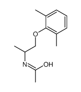 N-[2-(2,6-Dimethylphenoxy)-1-Methylethyl]acetamide结构式