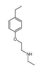 N-ethyl-2-(4-ethylphenoxy)ethanamine Structure