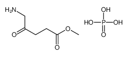 methyl 5-amino-4-oxopentanoate,phosphoric acid结构式