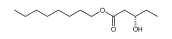 octyl (3S)-(+)-3-hydroxypentanoate Structure