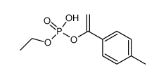ethyl (1-(p-tolyl)vinyl) hydrogen phosphate Structure