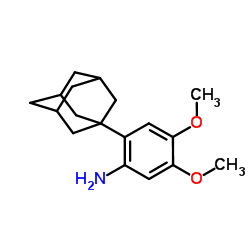 2-(Adamantan-1-yl)-4,5-dimethoxyaniline Structure