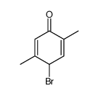 2,5-dimethyl-4-bromo-2,5-cyclohexadienone结构式