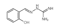 2-[[(Z)-(6-oxo-1-cyclohexa-2,4-dienylidene)methyl]amino]guanidine结构式