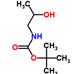 tert-Butyl (2-hydroxypropyl)carbamate structure