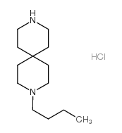 3,9-二氮杂螺[5.5]十一烷-3-丁基盐酸盐结构式